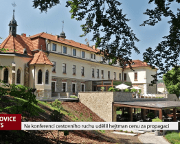 Na konferenci cestovního ruchu udělil hejtman cenu za propagaci