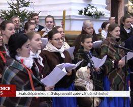 Svatoštěpánskou mši doprovodil zpěv vánočních koled