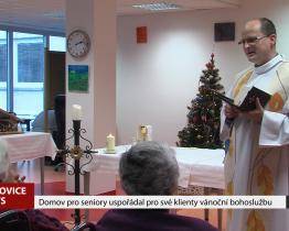 Domov pro seniory uspořádal pro své klienty vánoční bohoslužbu