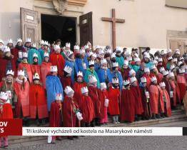Tři králové vycházeli od kostela na Masarykově náměstí