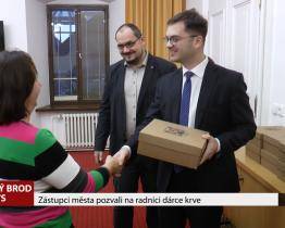 Zástupci města pozvali na radnici dárce krve