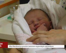 Mia Macková je prvním letošním kyjovským občánkem