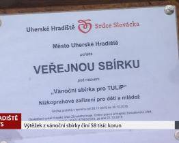 Výtěžek z vánoční sbírky činí 58 tisíc korun