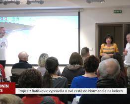 Trojice z Ratíškovic vyprávěla o své cestě do Normandie na kolech