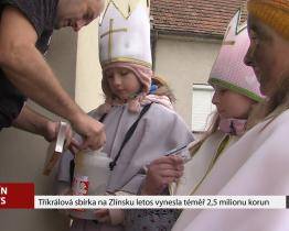 Tříkrálová sbírka letos na Zlínsku vynesla téměř 2,5 milionu korun