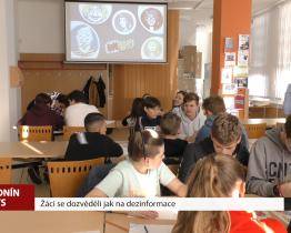 Žáci se dozvěděli, jak na dezinformace