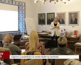 Začínající podnikatelé se školili na semináři 