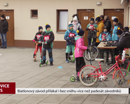 Biatlonový závod přilákal i bez sněhu více než 50 závodníků