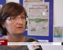 Na univerzitu se mohou zájemci přihlásit do konce ledna