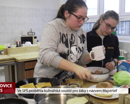 Ve SPŠ proběhla kulinářská soutěž pro žáky s názvem Majstršéf