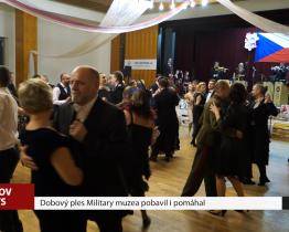Dobový ples Military muzea pobavil i pomáhal