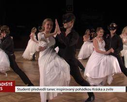 Studenti předvedli tanec inspirovaný pohádkou Kráska a zvíře