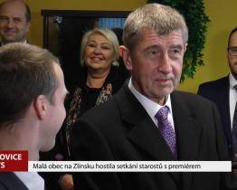 Malá obec na Zlínsku hostila setkání starostů s premiérem