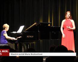 Klavírní recitál Marie Brožovičové rozezněl Veselí