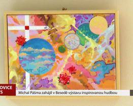 Michal Pášma zahájil v Besedě výstavu inspirovanou hudbou