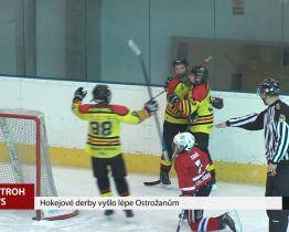 Hokejové derby vyšlo lépe Ostrožanům