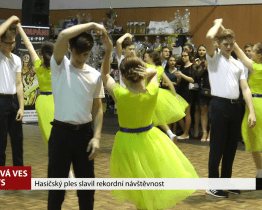 Hasičský ples slavil rekordní návštěvnost