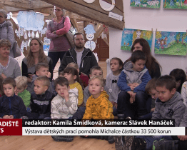 Výstava dětských prací pomohla Michalce částkou 33 500 korun