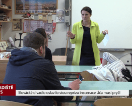 Slovácké divadlo oslavilo stou reprízu inscenace Úča musí pryč!