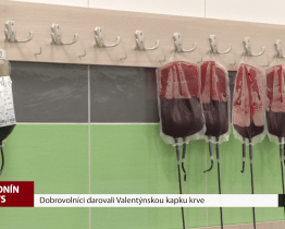 Dobrovolníci darovali Valentýnskou kapku krve