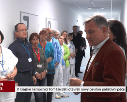 V Krajské nemocnici Tomáše Bati otevřeli nový pavilon paliativní péče