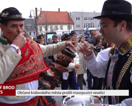 Občané královského města prožili masopustní veselici