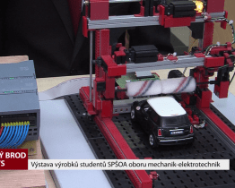 Studenti SPŠOA vystavovali své výrobky