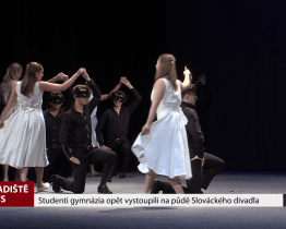 Studenti gymnázia opět vystoupili na půdě Slováckého divadla