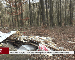 Město se potýká s nárůstem černých skládek v centru i mimo něj
