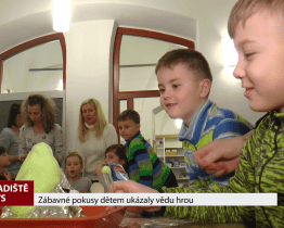 Zábavné pokusy dětem ukázaly vědu hrou