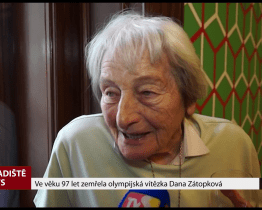 Ve věku 97 let zemřela olympijská vítězka Dana Zátopková