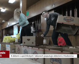 K dětem v uprchlických táborech putuje oblečení z Hodonína