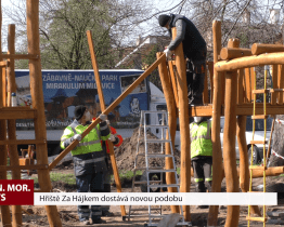 Hřiště Za Hájkem dostává novou podobu