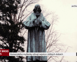 Komenského myšlenky ožívají nejvíce v těžkých dobách