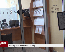 Městský úřad mění úřední hodiny