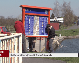 Baťův kanál lemují nové informační kanály