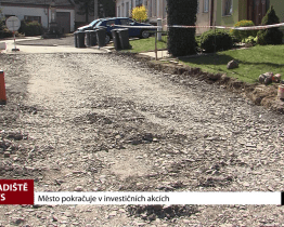 Město pokračuje v investičních akcích