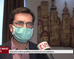 Starosta města poděkoval občanům za solidaritu