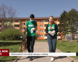 Dobrovolníci rozvážejí nákupy a obědy