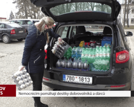 Nemocnicím pomáhají desítky dobrovolníků a dárců