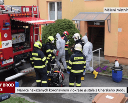 Nejvíce nakažených koronavirem v okrese je stále z Uherského Brodu