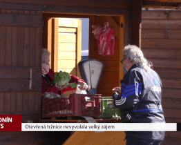 Otevřená tržnice nevyvolala velký zájem