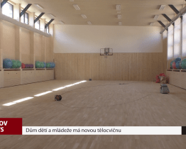 Dům dětí a mládeže má novou tělocvičnu