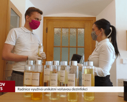 Radnice využívá unikátní voňavou dezinfekci