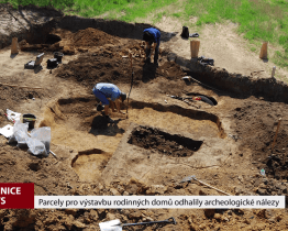 Parcely pro výstavbu rodinných domů odhalily archeologické nálezy