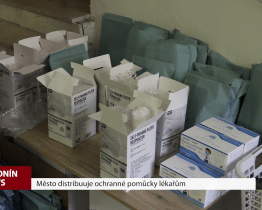 Město distribuuje ochranné pomůcky lékařům