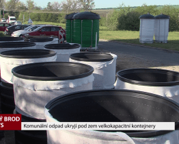 Komunální odpad ukryjí pod zem velkokapacitní kontejnery