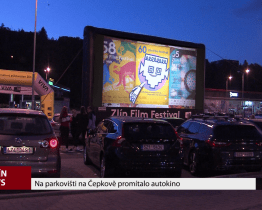 Na parkovišti na Čepkově promítalo autokino
