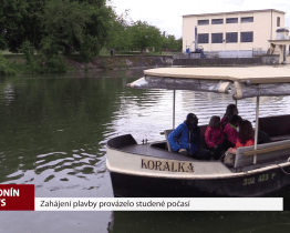 Zahájení plavby provázelo studené počasí