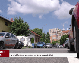 V ulici Sadová vyrostla nová parkovací stání